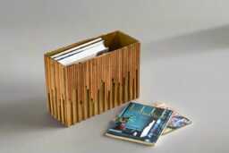 "Rattan Magazine Rack ""Bambi" - thumbnail 1