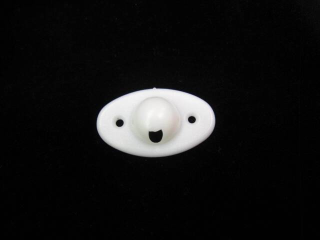 White Knot Holder/Covers For Spring Operated Roller Blinds - image 1