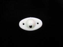 White Knot Holder/Covers For Spring Operated Roller Blinds - thumbnail 1