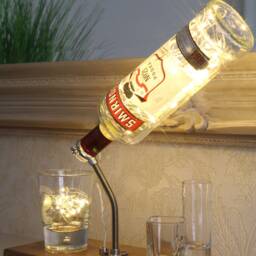 Smirnoff Bottle Light - 70Cl. Unique Lamp & Vodka Lover Gift For The Home - thumbnail 2