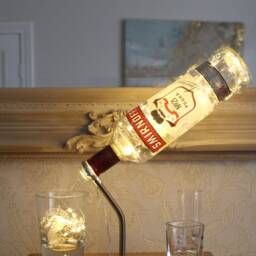 Smirnoff Bottle Light - 70Cl. Unique Lamp & Vodka Lover Gift For The Home - thumbnail 3