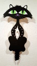 Silhouette Pendulum Clock Daisy - thumbnail 2