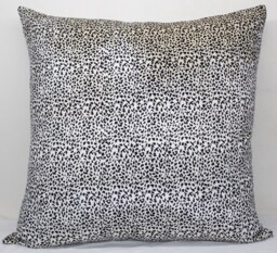 Leopard Print Velvet Pillow Cover Euro Sham, Couch Cushion - thumbnail 1