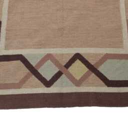 Handwoven Swedish Kilim Rug Scandinavian Flatweave, Wool & Cotton - thumbnail 2