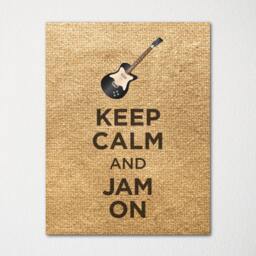 Keep Calm & Rock On - Fine Art Print Choice Of Color Purchase 3 Receive 1 Free Custom Prints Available - thumbnail 2