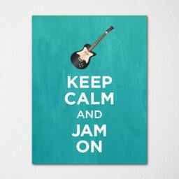 Keep Calm & Rock On - Fine Art Print Choice Of Color Purchase 3 Receive 1 Free Custom Prints Available - thumbnail 1