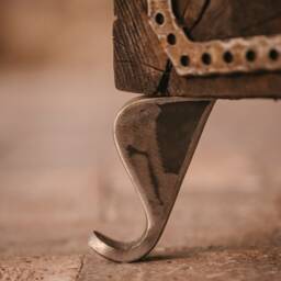 Handmade Lamp/Wooden Recycled Train Beam Night Wood - thumbnail 2