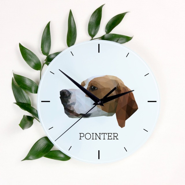A Clock With A Pointer Dog. New Collection The Geometric Dog - image 1