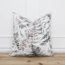 Fern Pillow Cover Spring Farmhouse Traditional Designer Neutral Throw Handmade - Harper