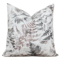 Fern Pillow Cover Spring Farmhouse Traditional Designer Neutral Throw Handmade - Harper - thumbnail 3
