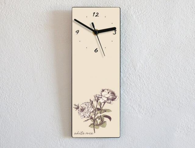 White Roses Flowers - Wall Clock - image 1