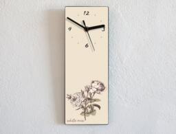 White Roses Flowers - Wall Clock - thumbnail 1