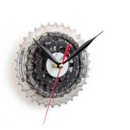 Bicycle Wall Clock - Sprocket Bike Unique Boyfriend Gift Husband Cyclist Father - thumbnail 1