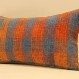 Rug Pillow, Sofa 12x20 in 30x50 cm, Vintage Kilim Pillow, Home Cushion Cover Boho Pillow Throw Koef-576 - thumbnail 3