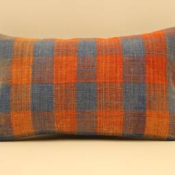 Rug Pillow, Sofa 12x20 in 30x50 cm, Vintage Kilim Pillow, Home Cushion Cover Boho Pillow Throw Koef-576 - thumbnail 2