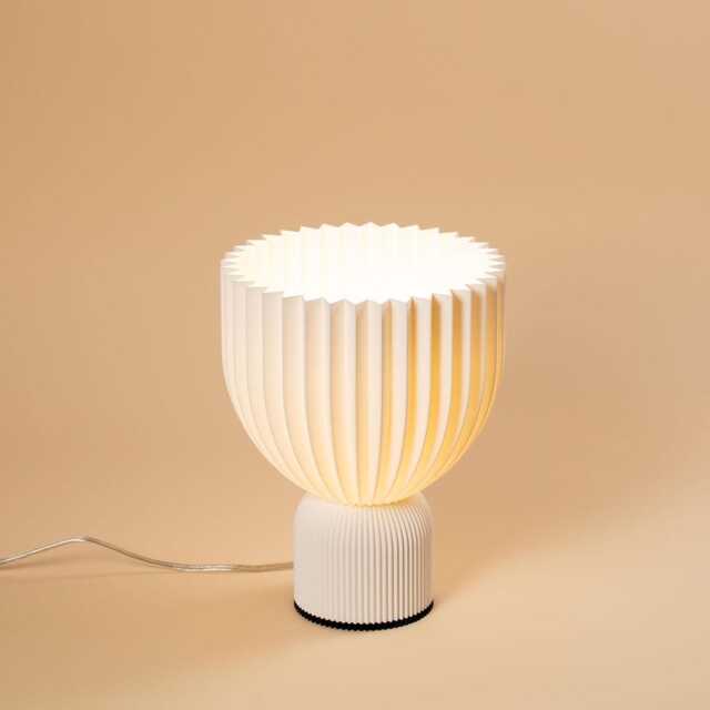 Lamp ?? Snow White Minimalist Modern Lamp 3D Printed Made Of Bioplastic - image 1