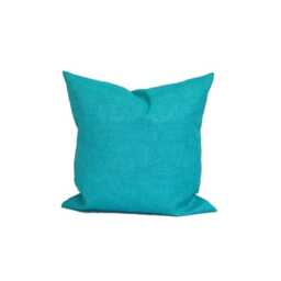 Outdoor Solid Blue Pillow Covers, Cover, Teal Covers For 20x20 Pillow, 18x18 16x16 All Sizes - thumbnail 1