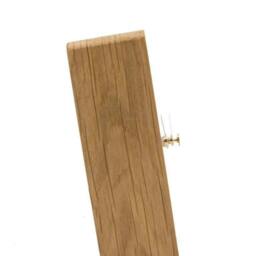 Wotime - Clock Standing Oakwood Oil Finish 10, 5x10, 5x3, 5cm - thumbnail 3