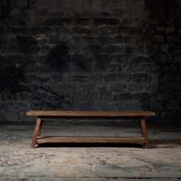 Handcrafted Reclaimed Wood Bench With Shelf Rustic Sleeper - thumbnail 2