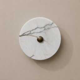 Natural Alabaster Wall Sconce - Mid Century Modern Lamp Luxury Marble Bedroom Hallway Living Room Lighting - thumbnail 2