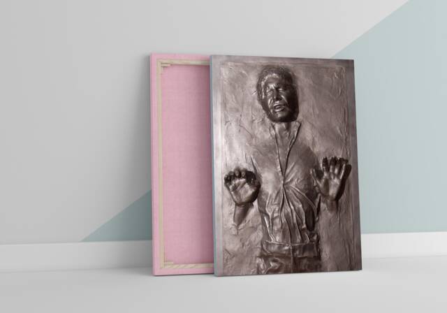 Han Solo Frozen in Carbonite Large Canvas Art Custom Print Gift A0 A1 A2 A3 A4 - image 1
