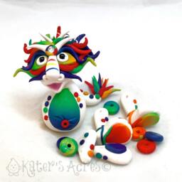 "Polymer Clay Dragon " - thumbnail 3