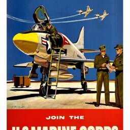Reprint Of A Vintage Usmc Recruiting Poster - thumbnail 2