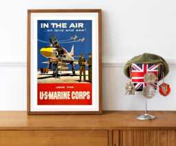 Reprint Of A Vintage Usmc Recruiting Poster - thumbnail 1