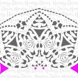 Mandala Stencil Star Floral Pattern For Diy Wall Decor Modern Home Decorative Stencils Wall Art Yoga Studio #s007 - thumbnail 3