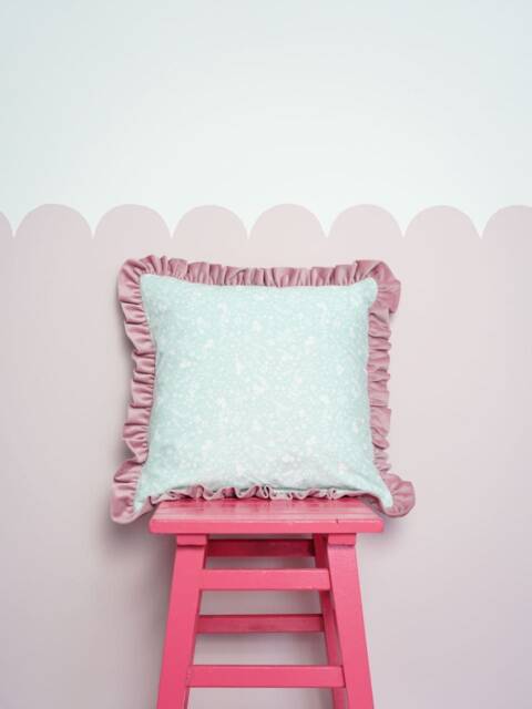 "Square Pillowcase ""Mint Forest" - image 1