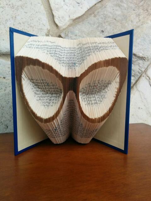 Eyeglasses - Folded Book Art Fully Customizable, Hipster, Glasses, Optometrist, Glass - image 1