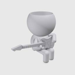 Wee Jimmy Bass Guitar Succulent Plant Pot - Ships From Usa - thumbnail 3