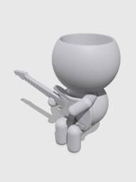 Wee Jimmy Bass Guitar Succulent Plant Pot - Ships From Usa - thumbnail 1