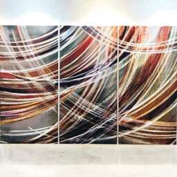 Large Abstract Metal Wall Art, Indoor Outdoor Sculpture - thumbnail 2