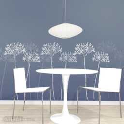 Agapanthus Flower Stems Stencil - Reusable Floral Wall Stencil For Walls, Furniture, Diy & Home Decor- Large Reusable 10001 - thumbnail 2
