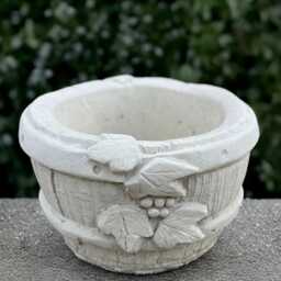 Outdoor Plant Pot Statue Concrete Flower Sculpture Garden & Home Decoration Planter Lover Gift Front Door Figurine Handmade Planter - thumbnail 1