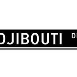 Djibouti Sign, Wall Decor, Gift, Souvenir, Keepsake, Custom Street Quality Metal Sign - thumbnail 2
