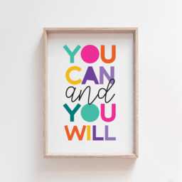 Teenage Girls Bedroom Decor, Motivational Prints, Inspirational Wall Art, Home Affirmation Print, Mental Health - thumbnail 2