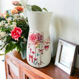 Pretty Mum Vase, Mothers Day Flower Gifts, Gifts For Mum - thumbnail 1