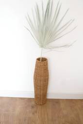Handmade Wicker Floor Vase Bohemian Home Decor - 20.47 Inches - thumbnail 1