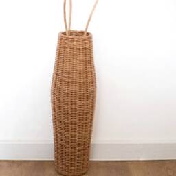 Handmade Wicker Floor Vase Bohemian Home Decor - 20.47 Inches - thumbnail 3