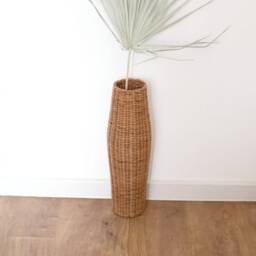 Handmade Wicker Floor Vase Bohemian Home Decor - 20.47 Inches - thumbnail 2