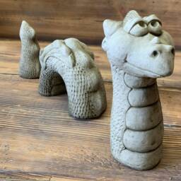 stone Garden Loch Ness Monster Nessy 3 Piece Gift Ornament - thumbnail 2