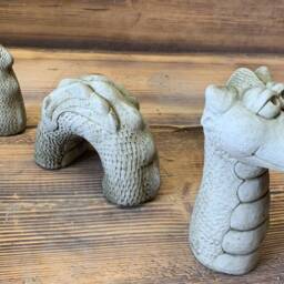 stone Garden Loch Ness Monster Nessy 3 Piece Gift Ornament - thumbnail 3