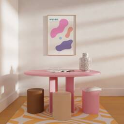 Museo Abstract Art Print Colorful Shapes, Modern Home Decor - thumbnail 3