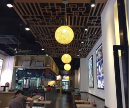 Handwoven Paper Rope Pendant Light Spherical Chandelier