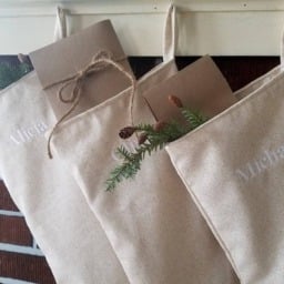 Personalized Christmas Stocking Embroidered - thumbnail 2