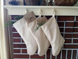 Personalized Christmas Stocking Embroidered - thumbnail 1