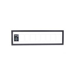 2 3 4 5 6 7 8 9 10 Multi Opening Black Picture Frame With Mat To Hold 4x6 Photographs For Your Personalized Name, Wedding Or Collage - thumbnail 2