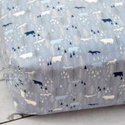 Tribal Teepee Fitted Crib Sheet - Cotton Baby Bedding - thumbnail 2